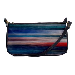 Background Horizontal Lines Shoulder Clutch Bags