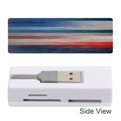 Background Horizontal Lines Memory Card Reader (Stick) 