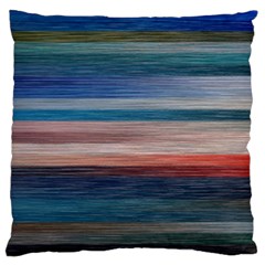 Background Horizontal Lines Large Cushion Case (One Side)