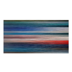 Background Horizontal Lines Satin Shawl