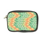 Emerald And Salmon Pattern Coin Purse Front