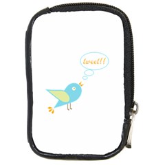 Cute Tweet Compact Camera Cases by linceazul