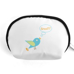 Cute Tweet Accessory Pouches (medium)  by linceazul