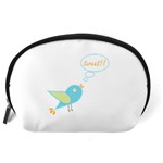 Cute Tweet Accessory Pouches (Large)  Back