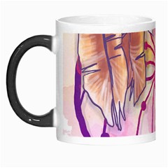 Watercolor Cute Dreamcatcher With Feathers Background Morph Mugs by TastefulDesigns