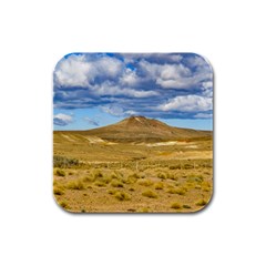 Patagonian Landscape Scene, Argentina Rubber Square Coaster (4 Pack)  by dflcprints