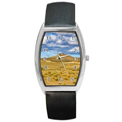 Patagonian Landscape Scene, Argentina Barrel Style Metal Watch by dflcprints