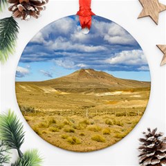 Patagonian Landscape Scene, Argentina Round Ornament (two Sides) by dflcprints