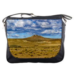 Patagonian Landscape Scene, Argentina Messenger Bags by dflcprints