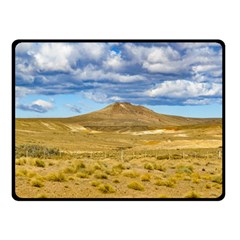 Patagonian Landscape Scene, Argentina Double Sided Fleece Blanket (small)  by dflcprints