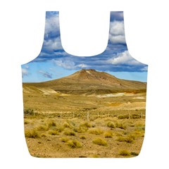 Patagonian Landscape Scene, Argentina Full Print Recycle Bags (l)  by dflcprints