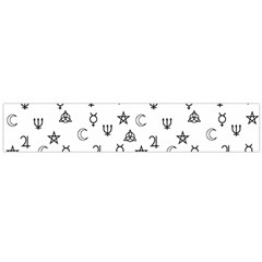 Witchcraft Symbols  Flano Scarf (large) by Valentinaart