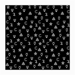 Witchcraft Symbols  Medium Glasses Cloth by Valentinaart