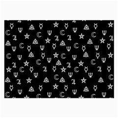 Witchcraft Symbols  Large Glasses Cloth (2-side) by Valentinaart