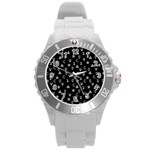 Witchcraft symbols  Round Plastic Sport Watch (L) Front