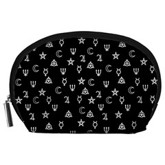 Witchcraft Symbols  Accessory Pouches (large)  by Valentinaart