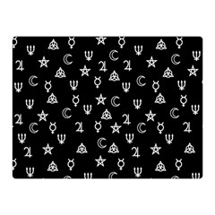 Witchcraft Symbols  Double Sided Flano Blanket (mini)  by Valentinaart