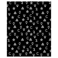 Witchcraft Symbols  Drawstring Bag (small) by Valentinaart