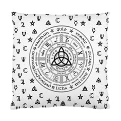 Witchcraft Symbols  Standard Cushion Case (one Side) by Valentinaart