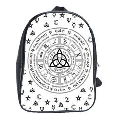 Witchcraft Symbols  School Bags(large) 