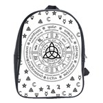 Witchcraft symbols  School Bags(Large)  Front