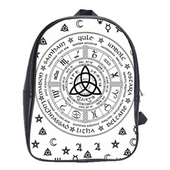 Witchcraft Symbols  School Bags (xl)  by Valentinaart