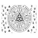 Witchcraft symbols  Double Sided Flano Blanket (Large)  80 x60  Blanket Front