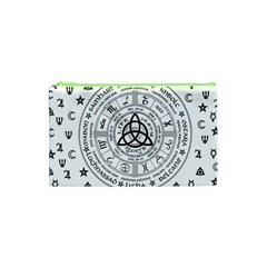 Witchcraft Symbols  Cosmetic Bag (xs) by Valentinaart