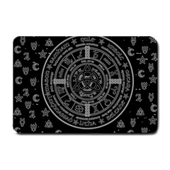 Witchcraft Symbols  Small Doormat  by Valentinaart