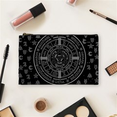 Witchcraft Symbols  Cosmetic Bag (medium)  by Valentinaart