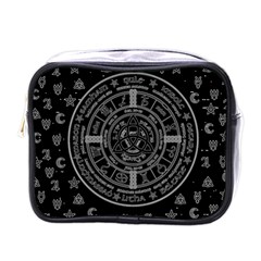 Witchcraft Symbols  Mini Toiletries Bags by Valentinaart