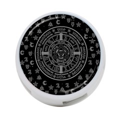 Witchcraft Symbols  4-port Usb Hub (one Side) by Valentinaart