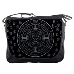 Witchcraft Symbols  Messenger Bags by Valentinaart