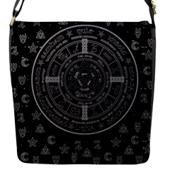 Witchcraft Symbols  Flap Messenger Bag (s) by Valentinaart