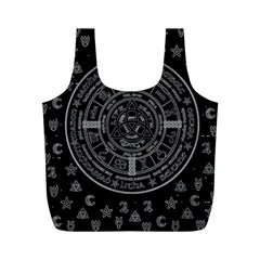 Witchcraft Symbols  Full Print Recycle Bags (m) 