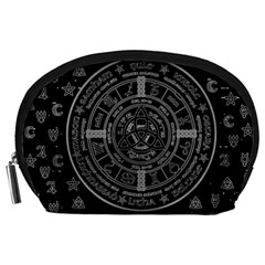 Witchcraft Symbols  Accessory Pouches (large)  by Valentinaart