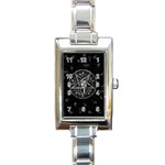 Witchcraft symbols  Rectangle Italian Charm Watch Front