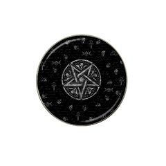 Witchcraft Symbols  Hat Clip Ball Marker (4 Pack)