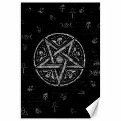 Witchcraft Symbols  Canvas 12  X 18   by Valentinaart