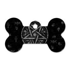 Witchcraft Symbols  Dog Tag Bone (one Side) by Valentinaart