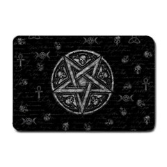 Witchcraft Symbols  Small Doormat  by Valentinaart