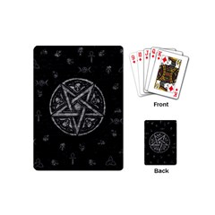 Witchcraft Symbols  Playing Cards (mini)  by Valentinaart