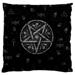 Witchcraft Symbols  Large Cushion Case (two Sides) by Valentinaart