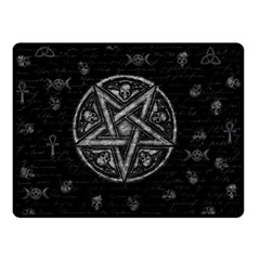 Witchcraft Symbols  Double Sided Fleece Blanket (small)  by Valentinaart