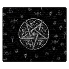 Witchcraft Symbols  Double Sided Flano Blanket (small)  by Valentinaart