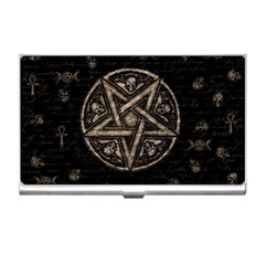 Witchcraft Symbols  Business Card Holders by Valentinaart