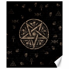 Witchcraft Symbols  Canvas 8  X 10  by Valentinaart