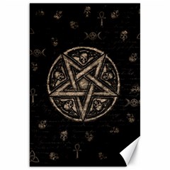 Witchcraft Symbols  Canvas 20  X 30   by Valentinaart