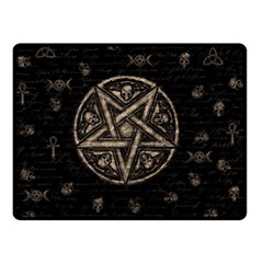 Witchcraft Symbols  Double Sided Fleece Blanket (small)  by Valentinaart