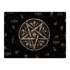 Witchcraft Symbols  Double Sided Flano Blanket (mini)  by Valentinaart